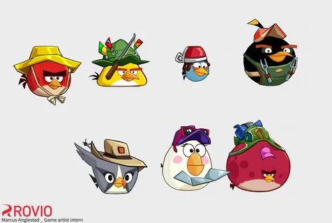 Шляпы angry birds