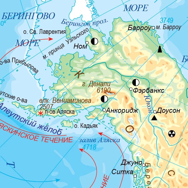 Гора Денали на карте Северной Америки показать на карте. Гора Денали на карте Северной Америки. Залив Святого Лаврентия на карте Северной Америки. Г Денали на карте Северной Америки.