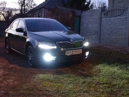 Светодиодные лампы в октавию а5