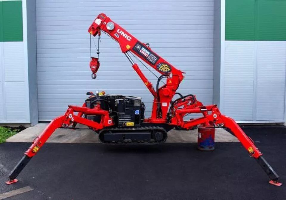 Мини кран юник 295. Кран-паук urw-094. Паук для крана 10 т. Кран манипулятор паук. Гусеничный мини-кран паук maeda mc285.