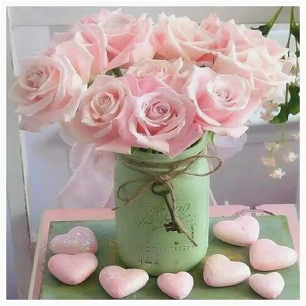 Pink Gift or Present Box Pink Background. Mothers Day, Birthday, Valentines Day,