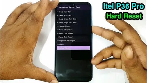 Itel как сбросить телефон до заводских настроек