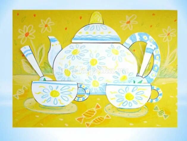 Трафареты посуды для детей. Аппликация для детей посуда. Аппликация чайный сервиз. Трафарет посуды для аппликации. Аппликация чайный сервиз.