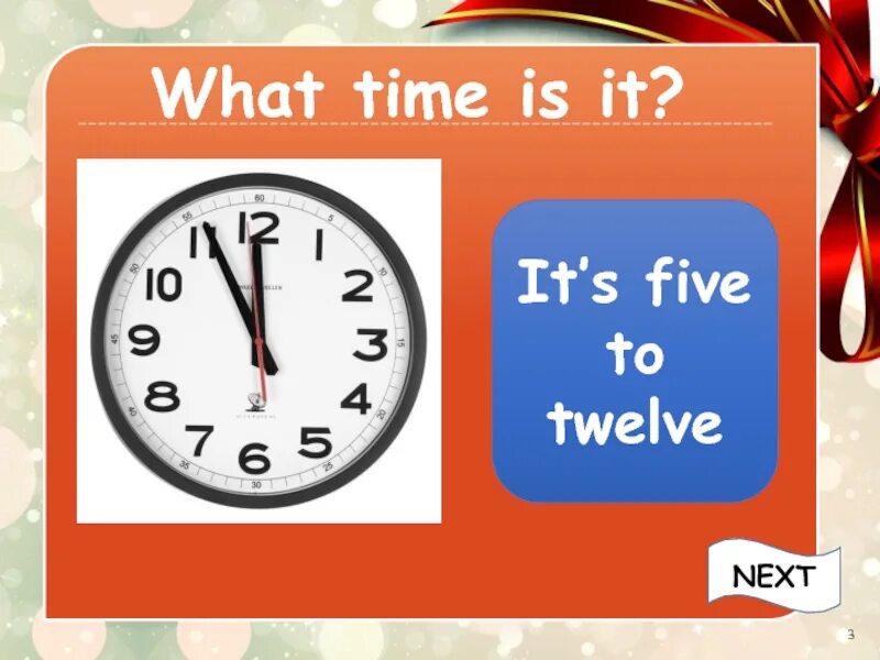 It s a quarter to twelve