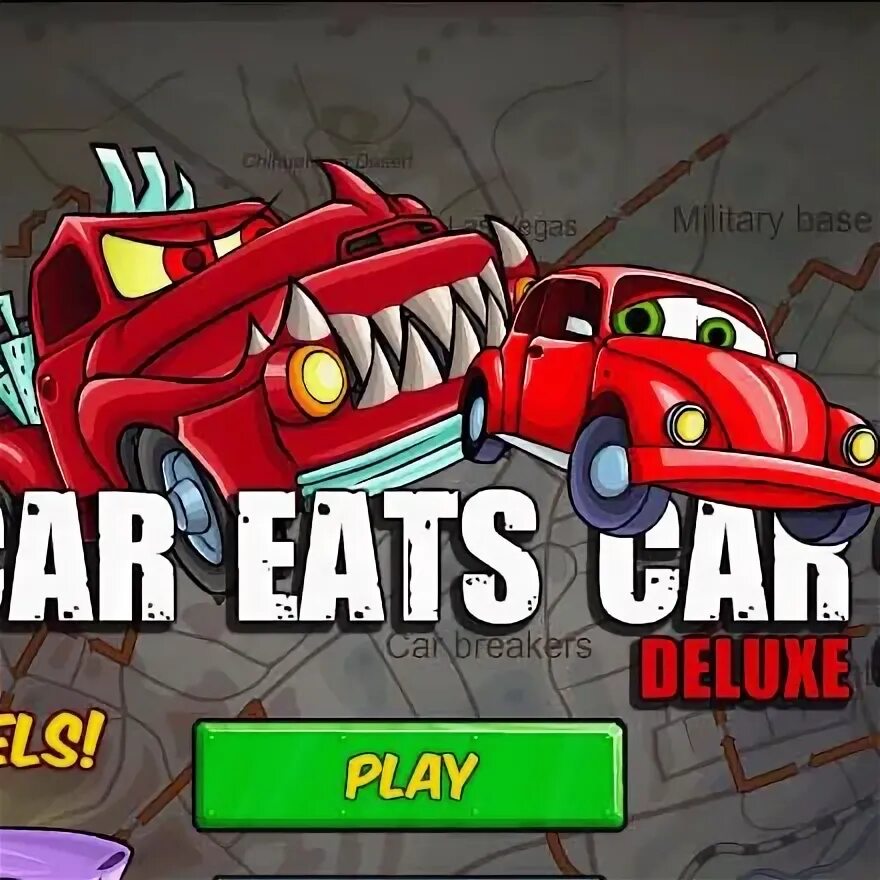 Car eats mad dreams. Car eats car 2. Игра про красную машинку. Car eats car 2 Deluxe. Красная машинка 2.