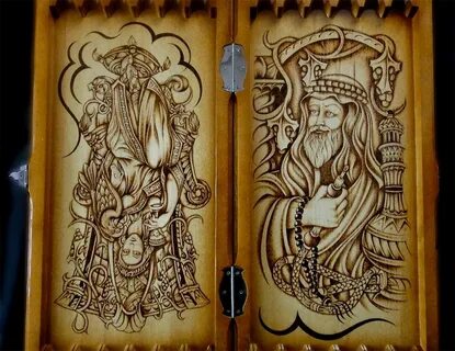 Рисунки на нардах