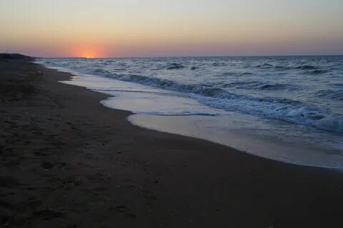 Азовское море белый берег