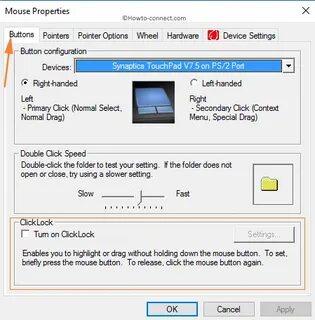 Locked click