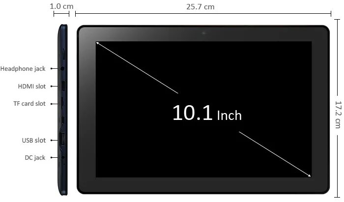 Диагональ 10 сколько см. Планшет Huawei 10 дюймов размер в см. Экран 10.1 дюймов габариты. Экран 10.1 дюймов в сантиметрах диагональ планшета. Самсунг галакси планшет 10 дюймов размер в см.