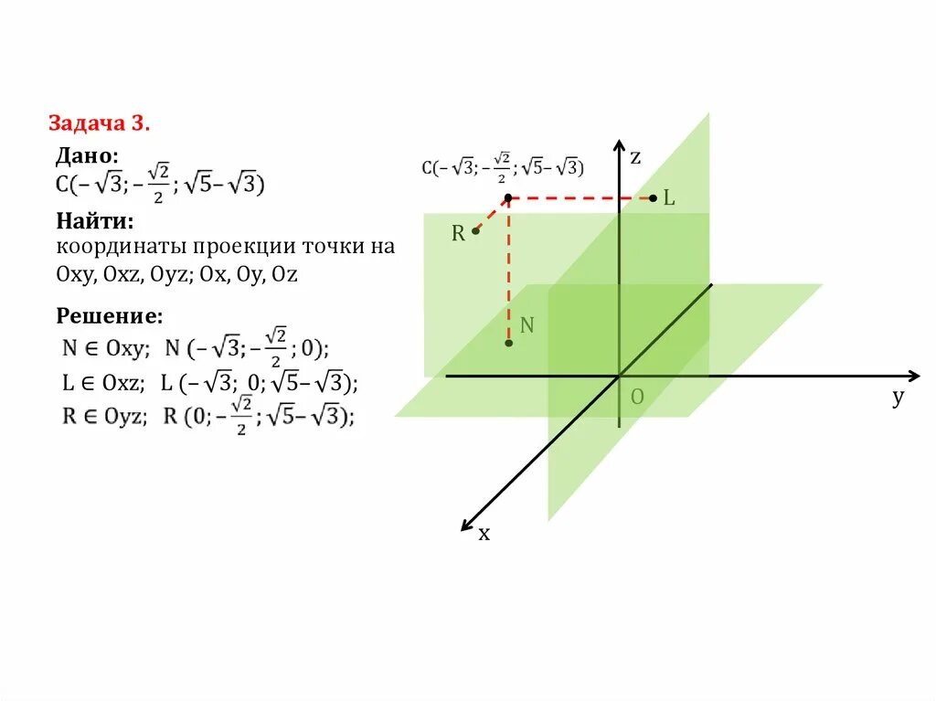 Ох y 0. Координаты проекции точки на плоскость. Проекция точки на координатной оси на плоскости. Координаты проекции точки на плоскость в пространстве. Координаты проекций точек.