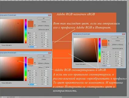 Цветовой профиль в фотошопе