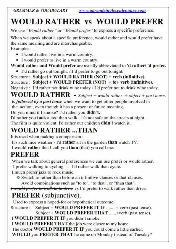 Prefer rather than. Конструкция i would rather. Конструкции had better и would rather. Would rather had better упражнения. Would rather would prefer упражнения.