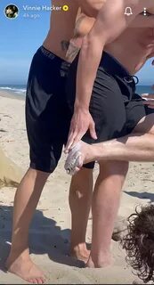 Vinnie Hacker's Feet.