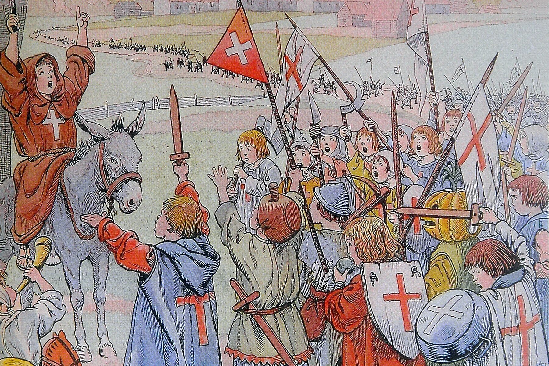 Крестовый поход против финнов. Детский крестовый поход 1212. 1212 Год крестовый поход. «Детский крестовый поход" 1212 г. 1212 Год крестовый поход детей.