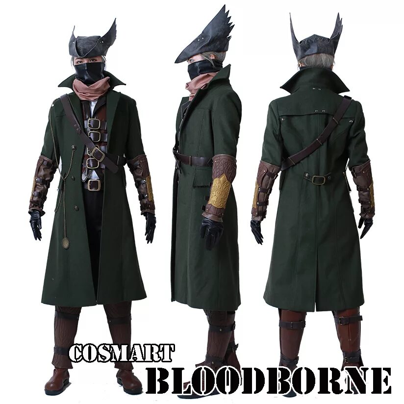 Сет охотника. Bloodborne костюм охотника. костюмы из bloodborne. косплей костюмы охотника bloodborne. костюм охотника из бладборн.