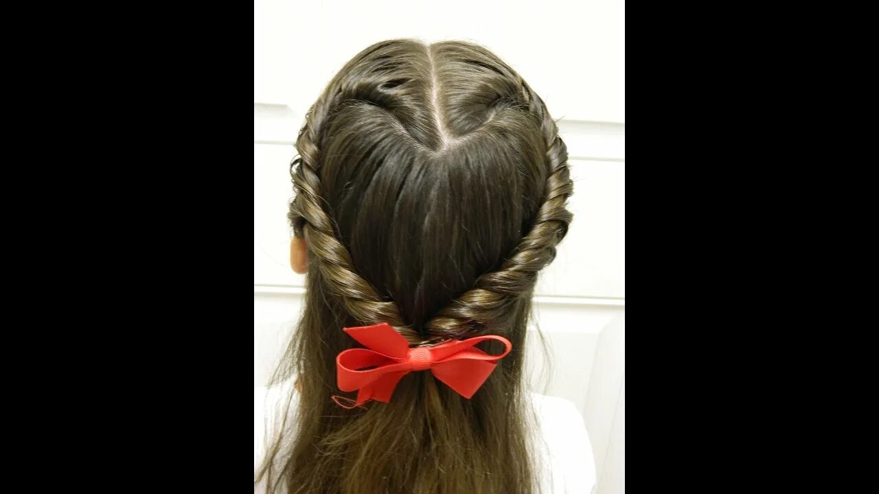 Hjertehår Hair braid heart, Heart braid, Glamorous hair