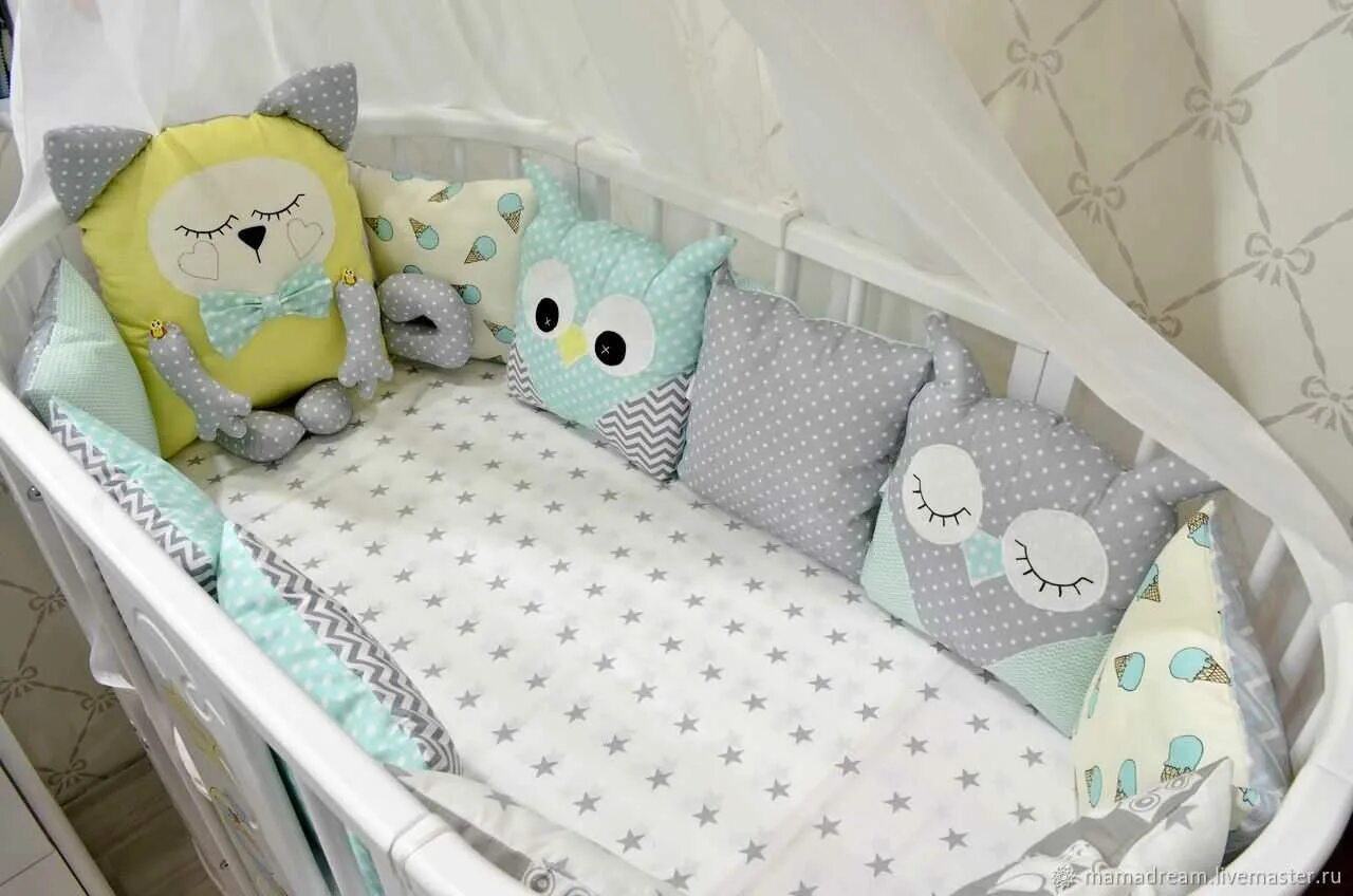 Бортики в кровать для новорожденных. Сшить бортики в кроватку для новорожденных. Детские кроватки с бортиками. Комплект 17в1 бортики. Сшить бортики в кроватку для новорожденных.