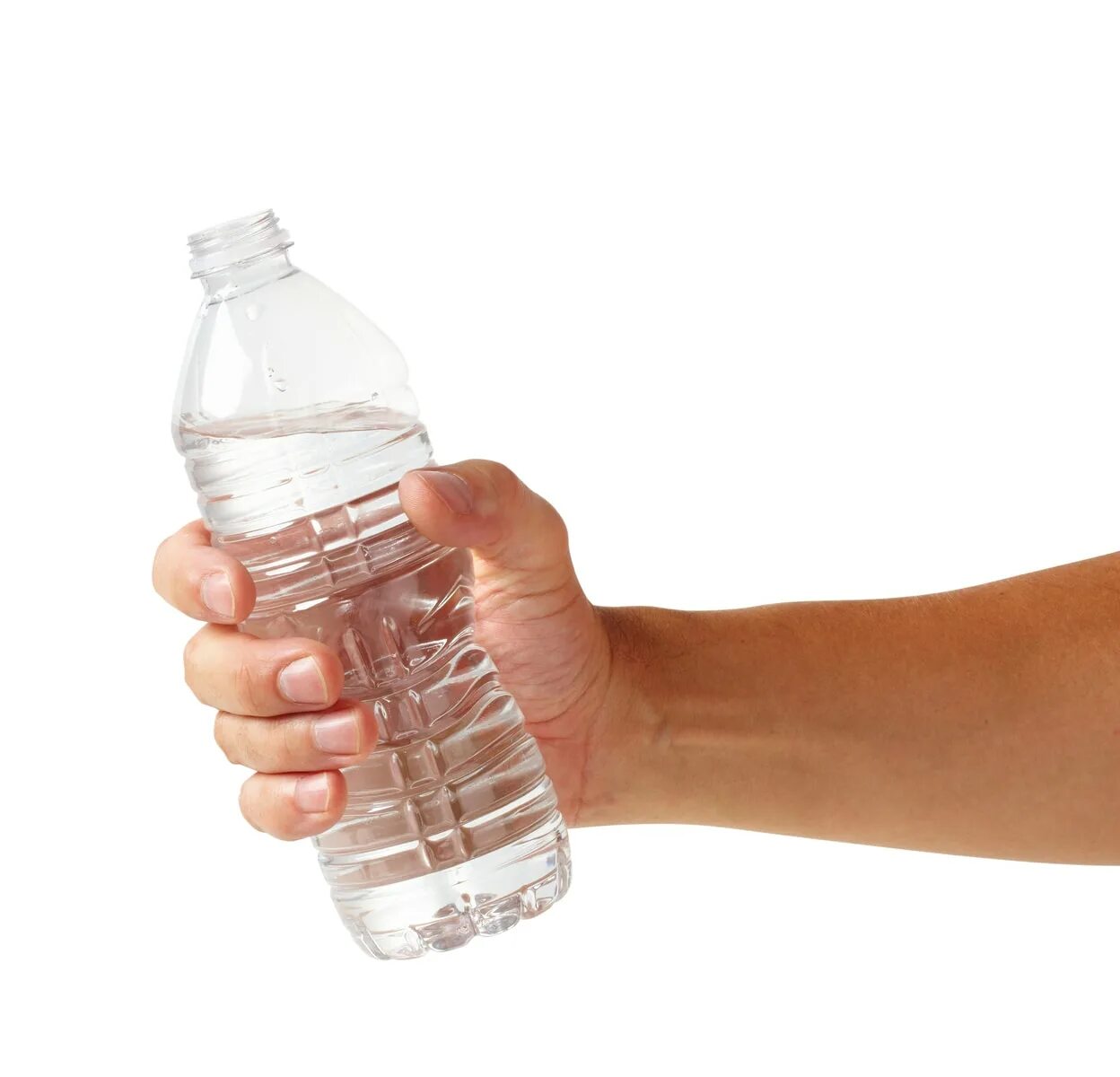 Контейнер для пластиковых бутылок. Пластиковая бутылка в руке. Возьмите пустую пластиковую бутылку с завинчивающей. Пластиковая бутылка для воды. Эксперименты с воздухом и водой.