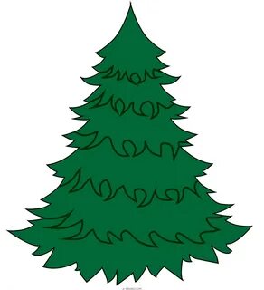 Елка картинка для печати