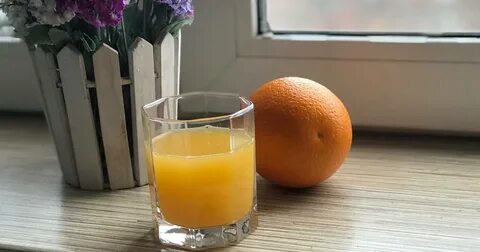Сок с апельсинов дома