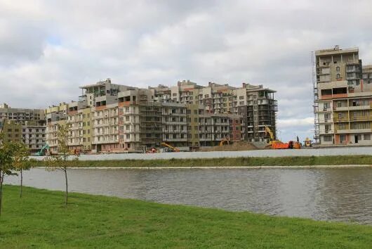 Ход строительства ЖК Жемчужный берег в Санкт-Петербурге Pronovostroy