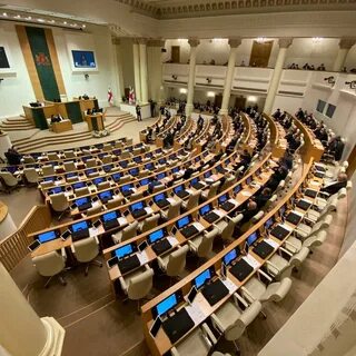 Заседание парламента грузии