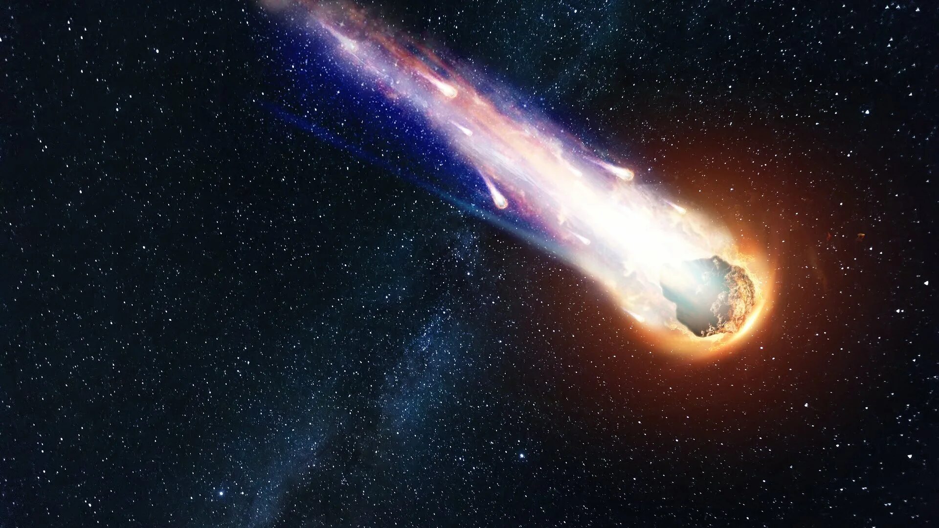 Комета картинка. Комета летит. Комета в космосе. Болид (метеор). Метеориты и астероиды различия.