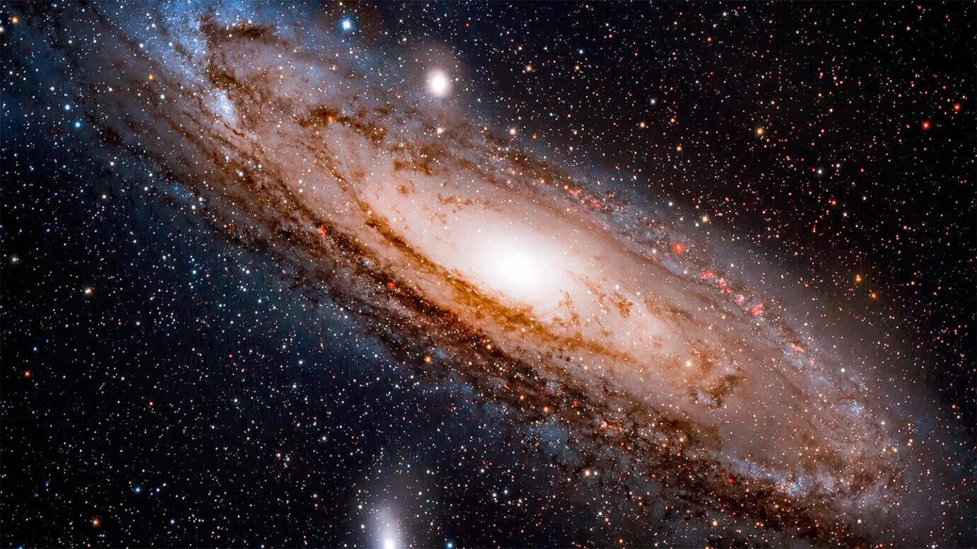 Туманность Андромеды Галактика Хаббл. Космос Галактика Андромеда. Галактика Андромеды и Млечный путь. Туманность Андромеды m31. Гигантская звездная система