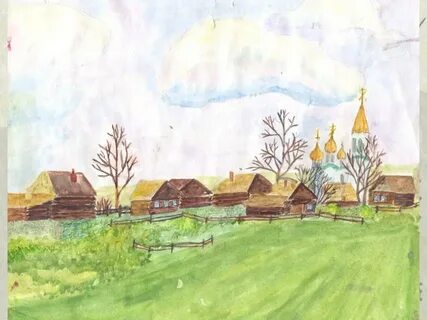 Рисование деревни 4 класс презентация
