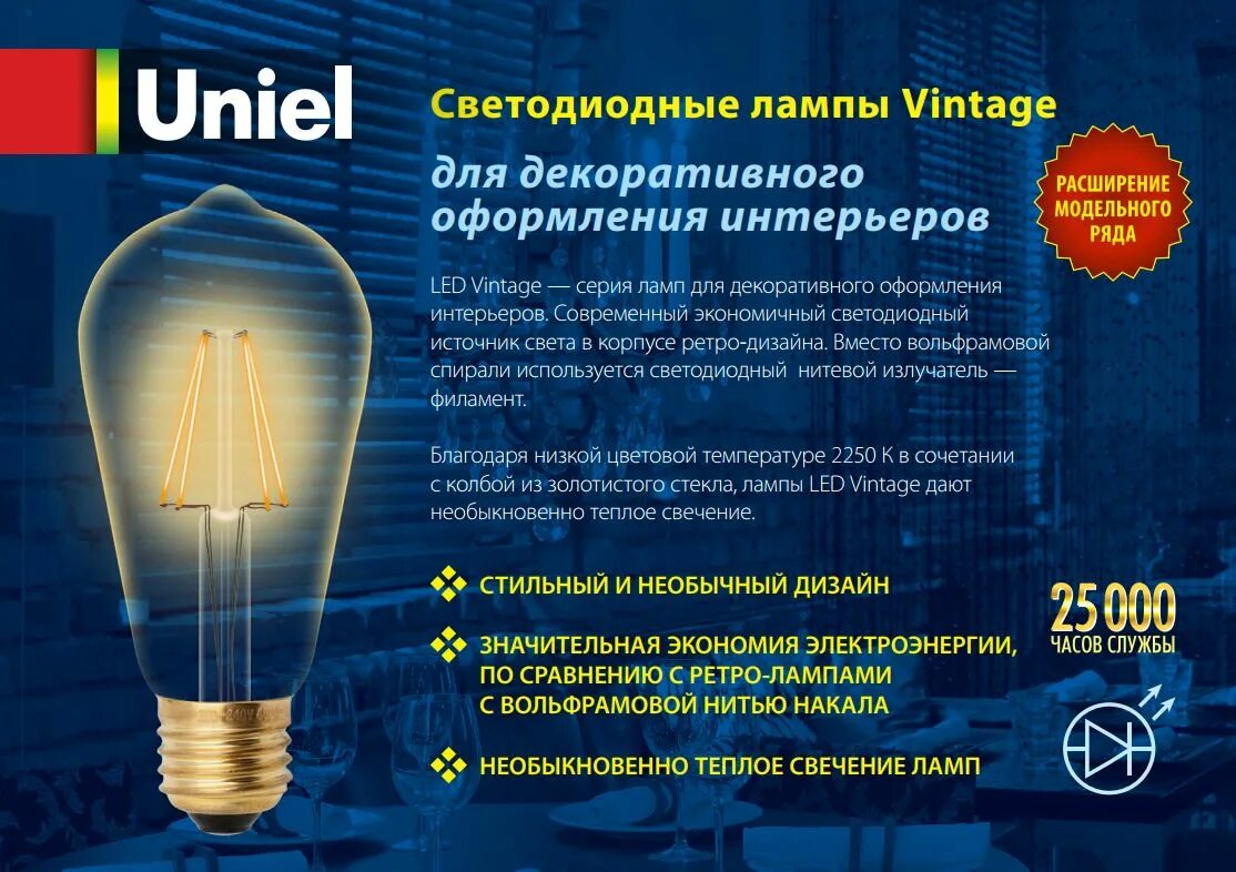 Лампа светодиодная какой свет лучше. Лампа led 10w 2700k st64 Uniel. Uniel led Vintage. Светодиодные лампочки Uniel Vintage. Лампы накаливания галогенные с вольфрамовой нитью.