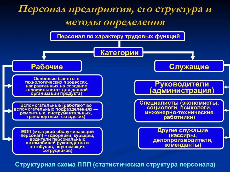 Основные и вспомогательные рабочие на предприятии. Персонал предприятия и его структура. категории персонала организации. кадровая структура организации. категории персонала на предприятии.