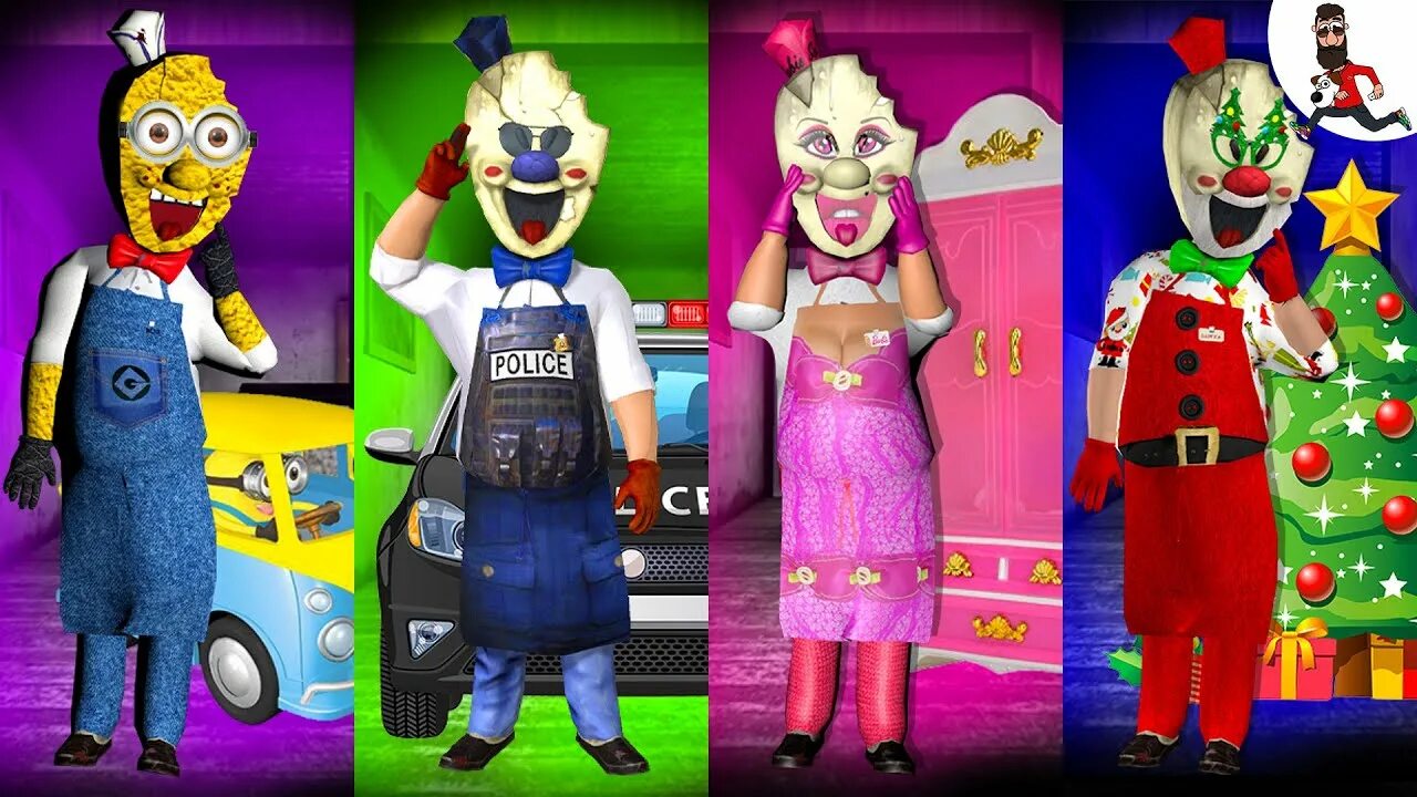 гренни супергерой. мод абеги джо мороженщик. локи бобо мороженщик. Ice scream 2 fireman. абеги джо.