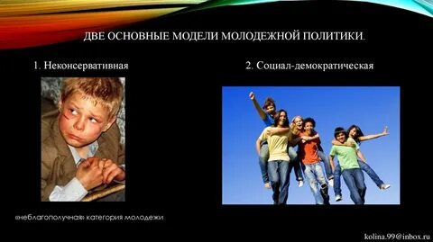 Категории молодежи