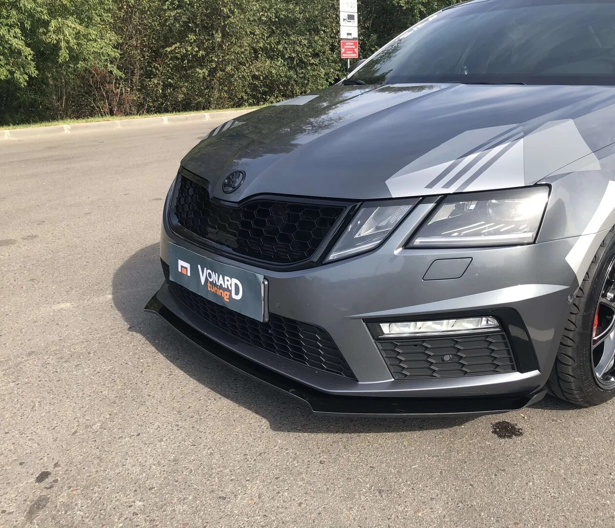 Решётка Skoda Octavia a7 VRS.