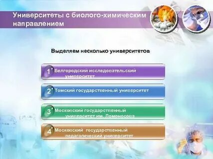 Направление хим био
