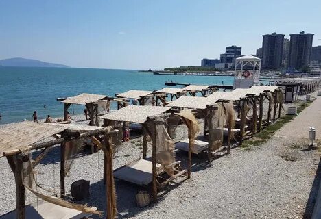 Пляж в новороссийске фото