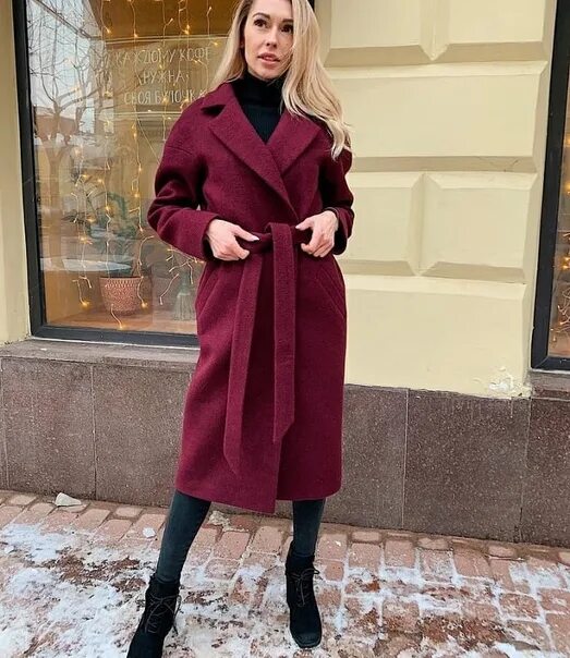 Zara кашемировое пальто халат. Бордовое пальто. Длинное пальто. Черное пальто халат.