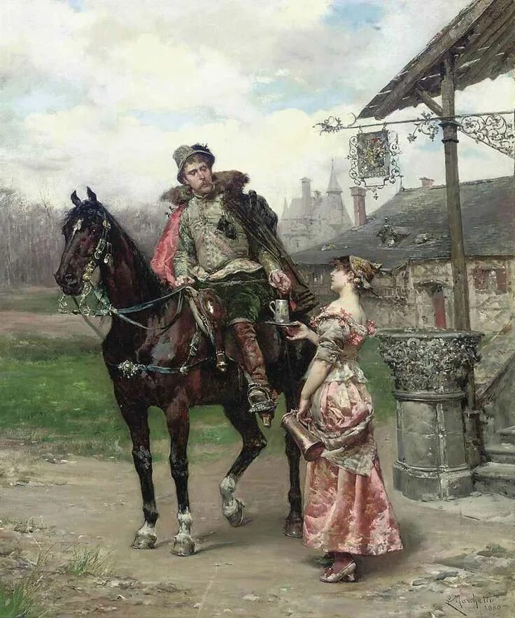 Живопись 19 века. Маркетти Людовико (1853–1909). Людовико Маркетти картины. Марчетти Людовико художник. Ludovico Marchetti (1853-1909) Париж.