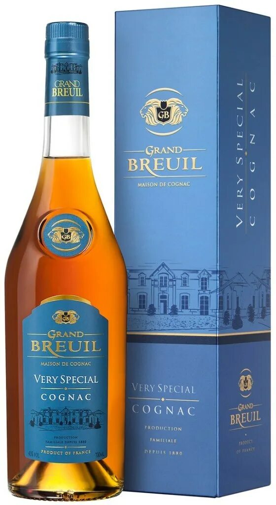 Коньяк Гранд Бреул. Коньяк Grand Breuil very Special. Cognac Grand Breuil vs. Grand Breuil VSOP 0.5. Купить коньяк в калининграде