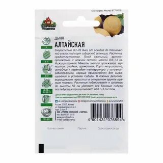 Дыня алтайская описание отзывы