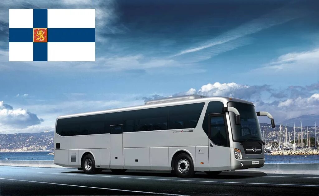 Hyundai Universe 2017. Красивый автобус. Автобус Хендай. Пассажирские перевозки.