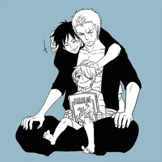 Zoro x luffy doujinshi.