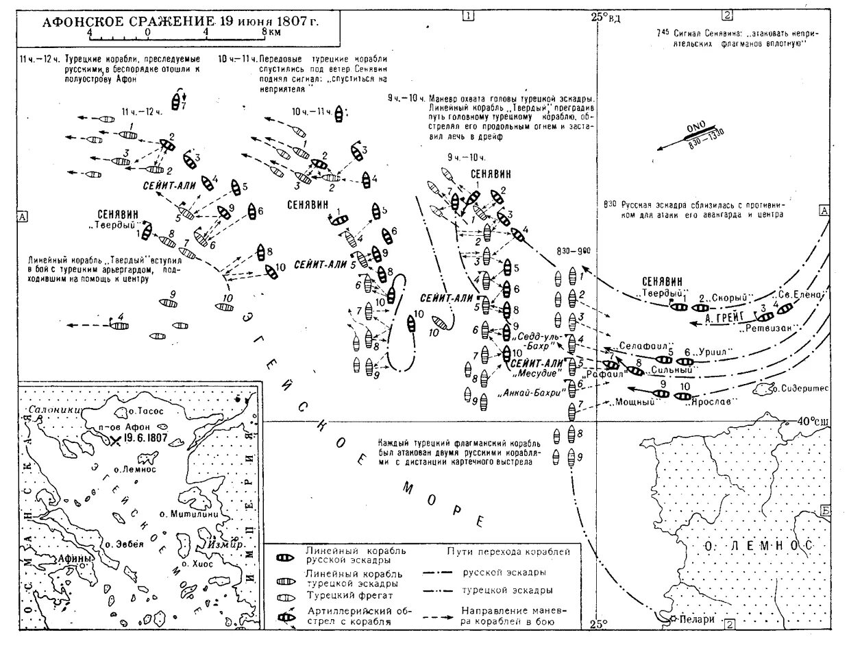 Ход эскадры. Афонское сражение 1807. Дарданелльское Морское сражение 1807 года. Афонское Морское сражение. Афонское сражение Сенявин.