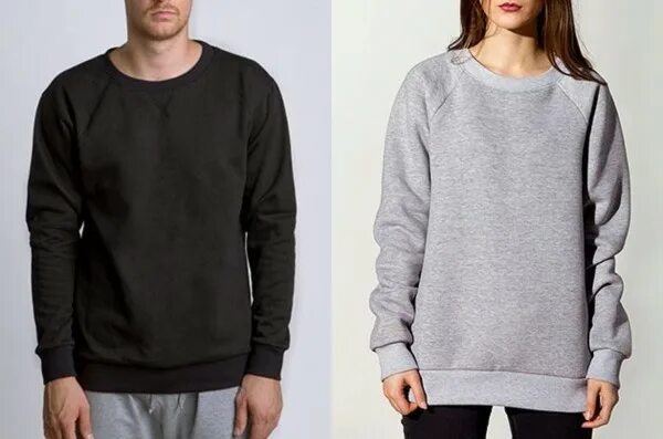 Свитшот что это такое за одежда фото Blank White Crop Sweatshirt Mockup on a Girl in Gray Jeans, for Design, Brand, P