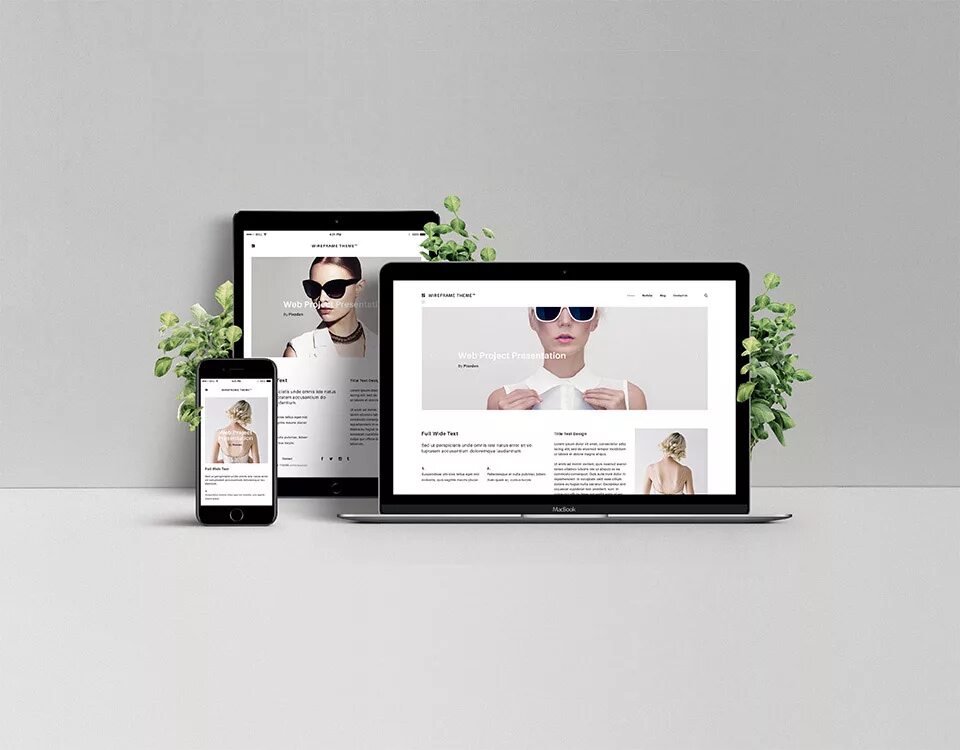 Website screen
