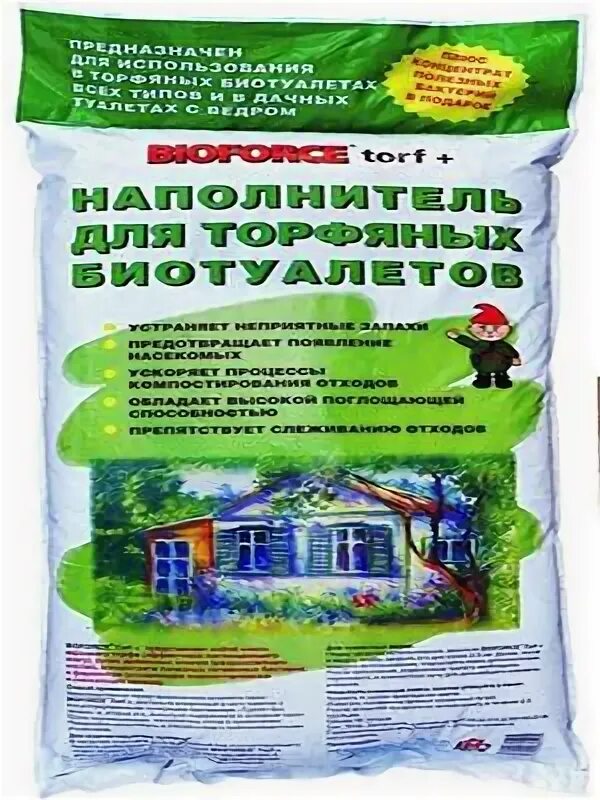 Торфяной наполнитель для дачного туалета