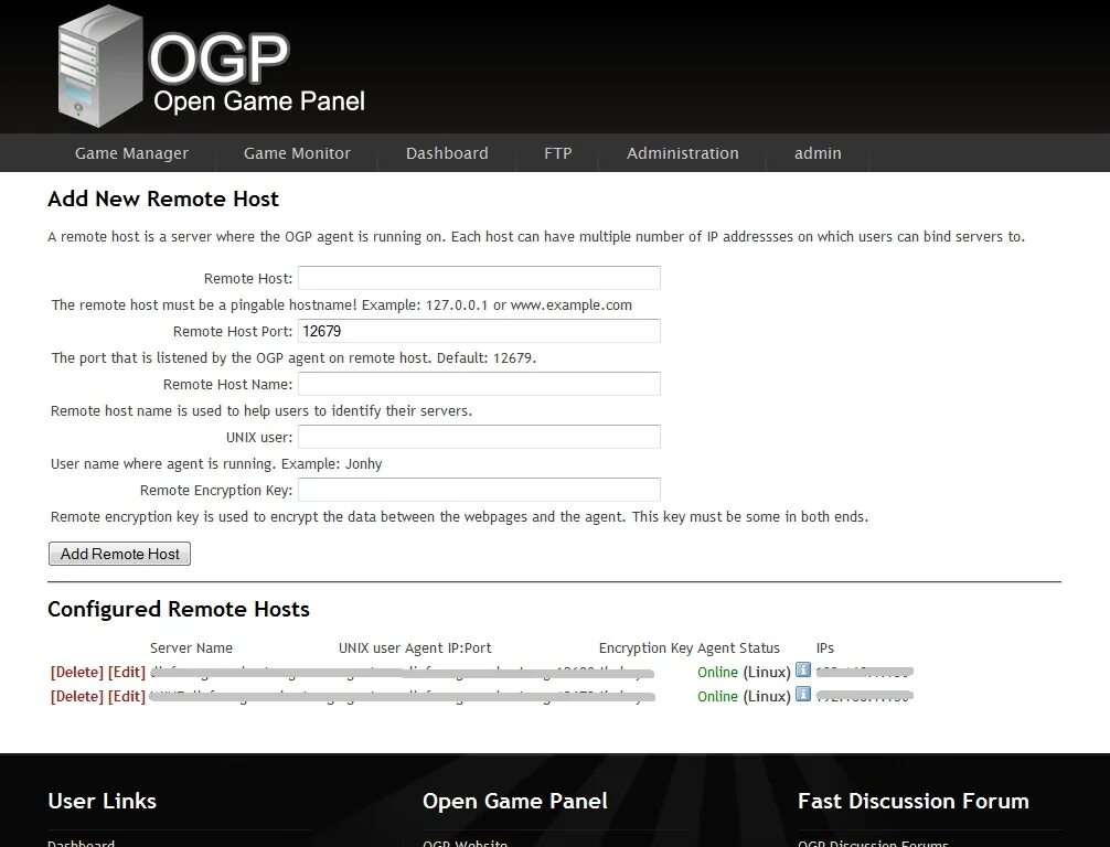 Ogp title. Open game panel. fast panel. open server panel обзор. ogp.