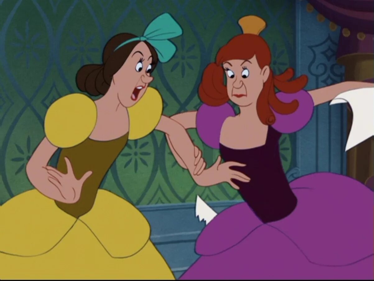 Анастасия сестра золушки дисней. Золушка мачеха дризелла и анастасия. Анастасия и дризелла. Леди тремейн золушка. Сестры золушки.
