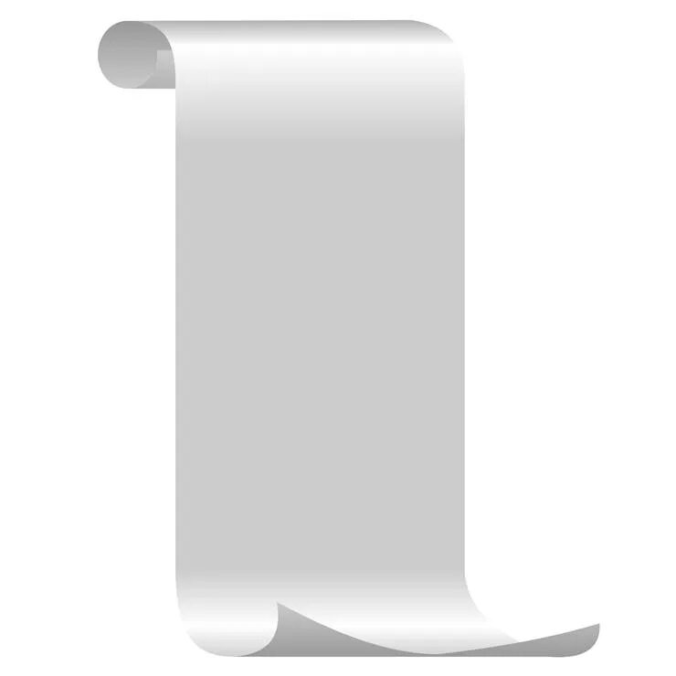 Свиток бумаги. Длинный лист бумаги. Старая бумага. Развернутый свиток. Кусок рваной бумаги.