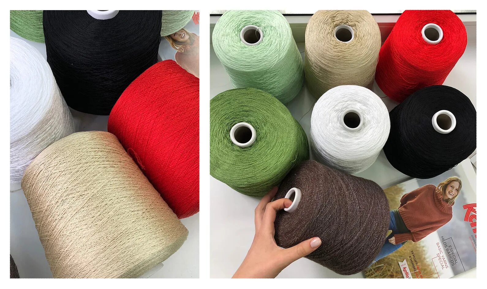 Витрина для швейной фурнитуры. Ткани и фурнитура. Ткани шико. Yarn spool. Оптовые магазины пряжи.